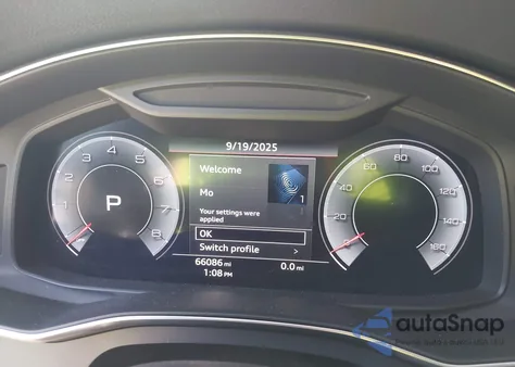 2020 Audi A6 Premium Plus 45 Tfsi Quattro S Tronic z USA, uszkodzony, nr VIN WAUE8AF25LN086164